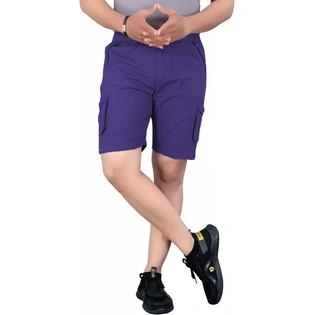 MENS HALF SHORTS PURPLE