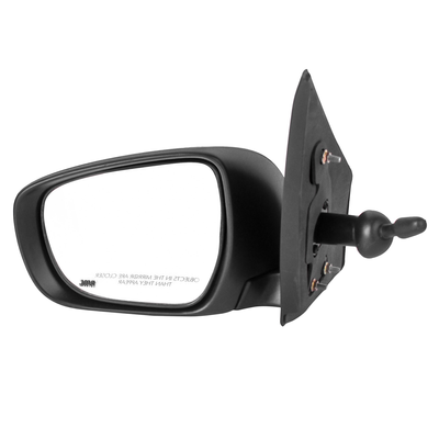 RMC Car side mirror suitable for Celerio VXI/VDI with lever (2013-2017) (ABS & Glass) | Non Auto Fold | manually operated (Black)