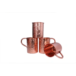 BulkySanta Pure Copper Mug | Hammered Design (450 ML) (4)