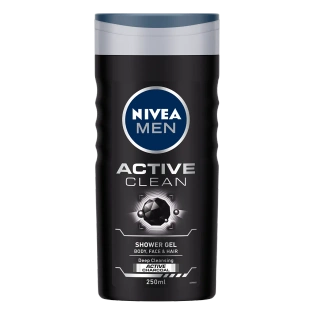 NIVEA MEN ACTIVE CLEAN SHOWER GEL 250ML*