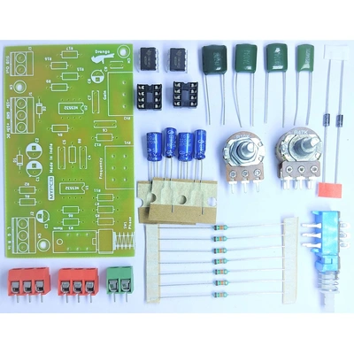 Subwoofer Low Pass Filter Board using NE5532 Op Amp - Easy to Make Hobby Kit