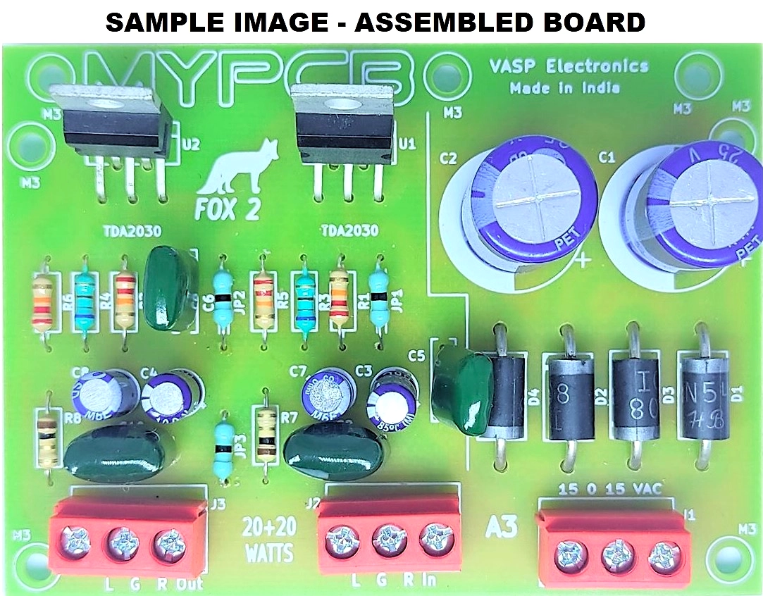 TDA2030 20w + 20 Watt Stereo Amplifier Kit - Perfect for Making Desktop ...