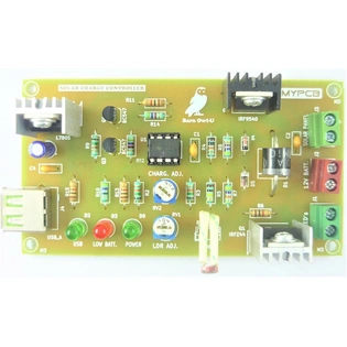 12 Volt 10 Ampere Solar Charge Controller / Charger with Dusk to Dawn Function for Street Lights - Assembled Board