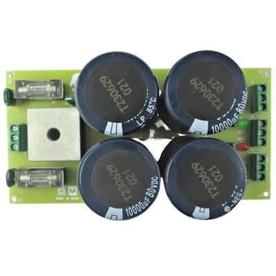 50 Ampere Power Supply using KBPC5010 and 10000uf X 4 Capacitors for Hi-fi Audio Amplifiers - Assembled Board