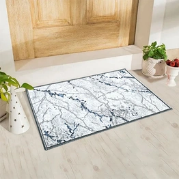 Anti-Slip Multipurpose Floor Mat 40x60CM, Grey 3D Marble