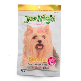 Jerhigh Real Chicken Meat Banana Stick