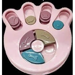 Multifunctional Pet Educational intellegence Food Treated Puzzle Toy for Dog & Cat (Pink)