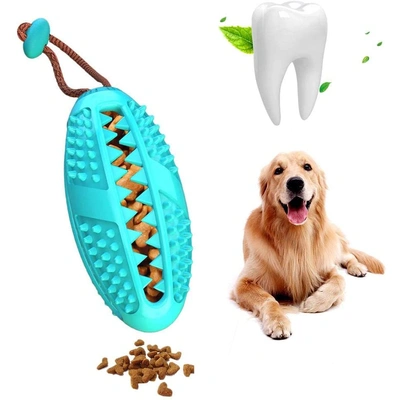 Emily Pets Dogs Chew Toys Ball,Durable Dog Toy for Aggressive Chewers Toothbrush, Small Medium Rope Toys Puppy Teeth Cleaning,Chewing,Training IQ and Interactive Food Treat Dispensing