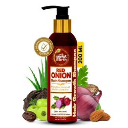 The Indie Earth Red Onion Shampoo for Anti Hair Loss & Healthy Hair Growth