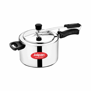 Jaipan Silver Gold Aluminum 3 Ltr Pressure Cooker Inner Lid