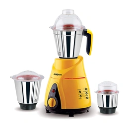 Jaipan JBU-05 850-Watts Buttler Mixer Grinder (Yellow/Black)