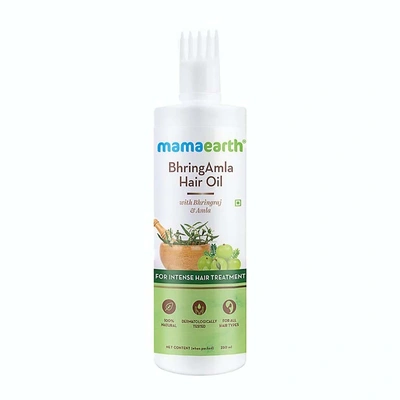 MamaEarth BhringAmla Hair Oil with Bhringraj & Amla for Intense Hair Treatment