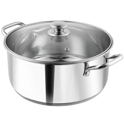 Vinod Stainless Steel Induction Friendly Roma Casserole 18 Cm, 2.2 Litre, Silver