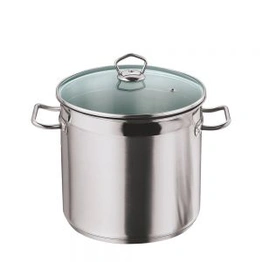 Vinod Stainless Steel Two Tone Stock Pot - 7.5 L (Induction Friendly)