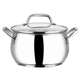 Vinod Stainless Steel Almaty Casserole - 16 Cm, 2 L (Induction Friendly)