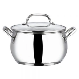 Vinod Stainless Steel Almaty Casserole - 16 Cm, 2 L (Induction Friendly)