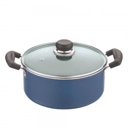 Vinod Zest Non Stick Casserole With Glass Lid - 26 Cm, 7 L