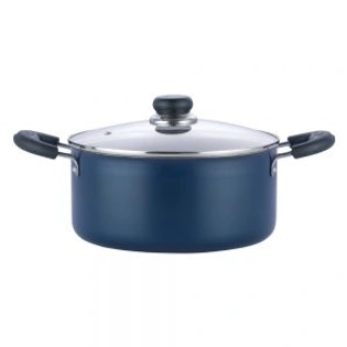 Vinod Zest Non Stick Casserole With Glass Lid - 22 Cm, 4.2 L