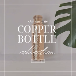 Hammer Pure Copper Water Bottle - Luxurious Copper Hydration