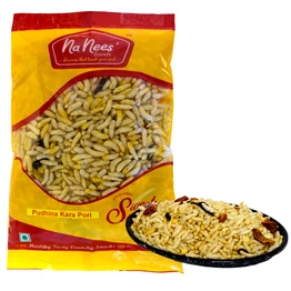 Puthina Kara Pori | Mint Masala Rice Puffs | 75 g Pack