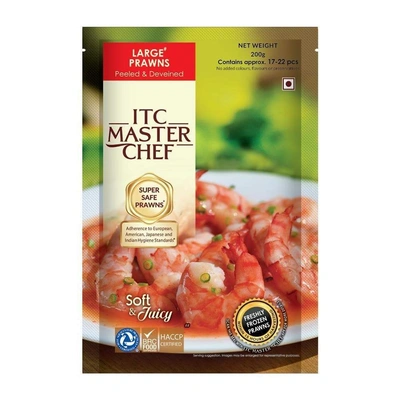 Itc Master Chef Large Prawns 200G