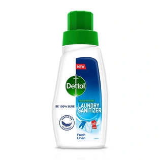 Dettol After Detergent Wash Liquid Laundry Sanitizer, Fresh Linen - 480Ml