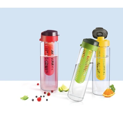 Immuno Borosilicate Infuser Glass Bottle