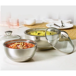 Set of 2 Servefresh Insulated Curry Server