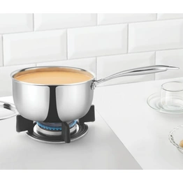 Cookfresh Tri-ply SS Sauce Pan With Lid, Induction Base