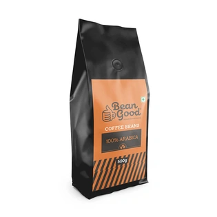 Bean Good Indian Brewed Coffee Beans 500g - Freshly Roasted Beans from Chikmagalur - 100% Pure Arabica Beans