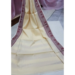 Handloom Plain Soft Cotton Saree