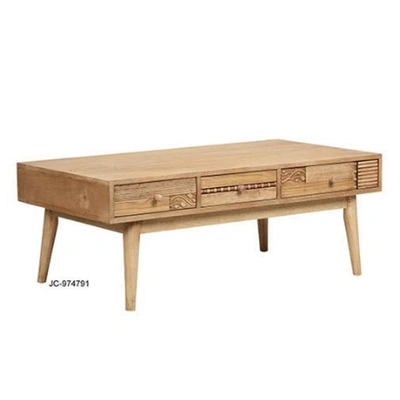 Coffee Table 3 Drawer (Back & drawer bottom in MDF)