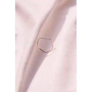 925 Sterling Silver Solid Skinny Fancy Shape Ring Handmade Delicate Dainty Stacking Geometric Contemporary Ring Simple Minimalist Ring