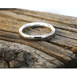 925 Sterling Silver Solid Hammered Fidget Spinner Band Ring Handmade Dainty Stacking Anxiety Thumb band Minimalist Unisex Meditation Ring