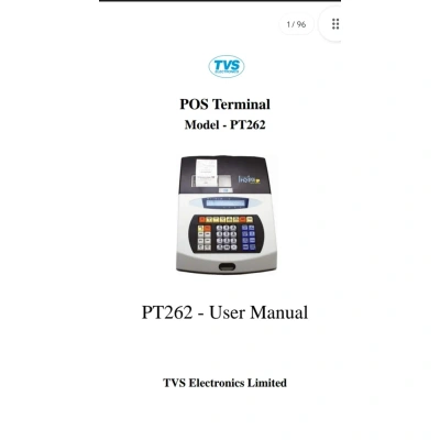 ELECTRONIC CASH REGISTER TVSE PT262 -2"