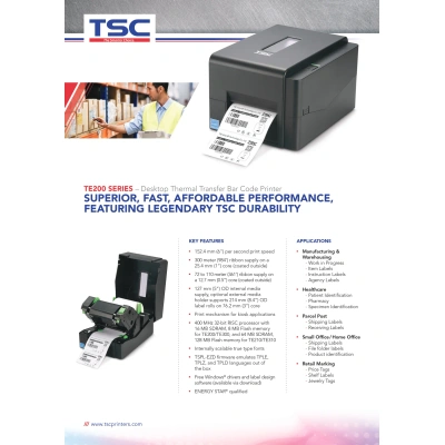 TSC TE210 (OLD) BARCODE PRINTER