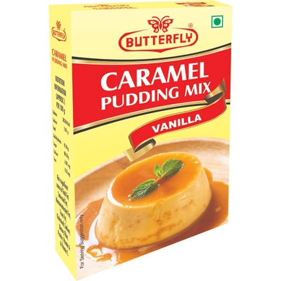 Butterfly Instant Caramel Pudding Mix, 100g (Vanilla)