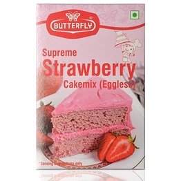 Butterfly Instant Cake Mix, 200 Grams (Strawberry)