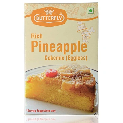 Butterfly Instant Cake Mix, 200 Grams (Pineapple)