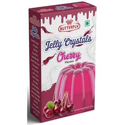 Butterfly Instant Jelly Crystals, 100g (Cherry)