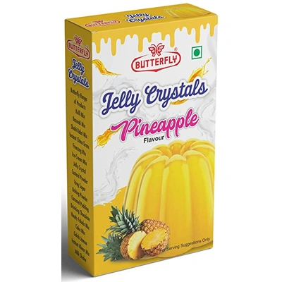 Butterfly Instant Jelly Crystals, 100g (Pineapple)