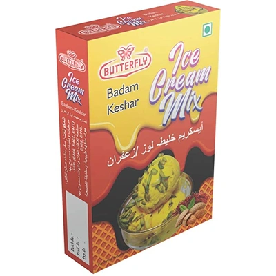 Butterfly Instant Ice Cream Mix, 150 Grams (Badam Keshar)