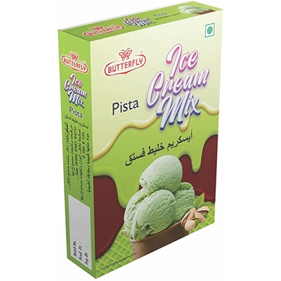 Butterfly Instant Ice Cream Mix, 150 Grams (Pista)