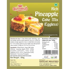 BUTTERFLY Eggless Cake Mix 500g (Pineapple)