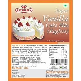 BUTTERFLY Eggless Cake Mix 500g (Vanilla)