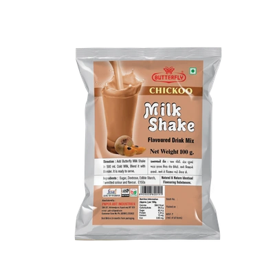 Butterfly Milk Shake 80G Pouch (Chickoo)