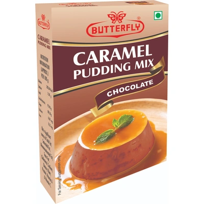 Butterfly Instant Caramel Pudding Mix, 100g (Chocolate)