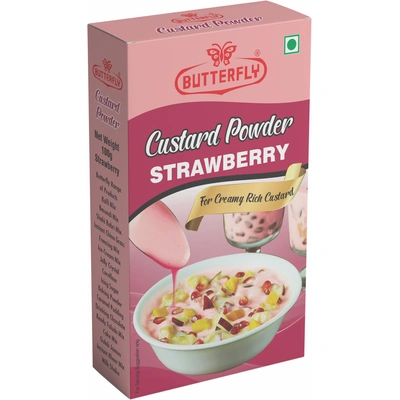 Butterfly Custard Powder, 100g (Strawberry)