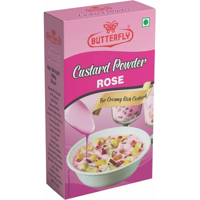 Butterfly Custard Powder, 100g (Rose)