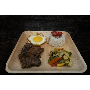 10 inch Square Plate - Areca Palm Leaf Plates